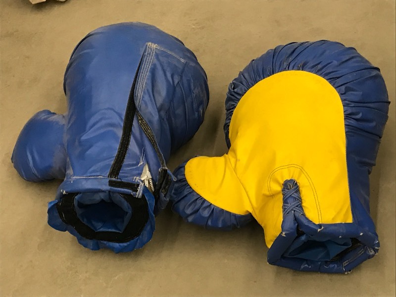 Pair Of Red Over-Sized Boxing Glove...