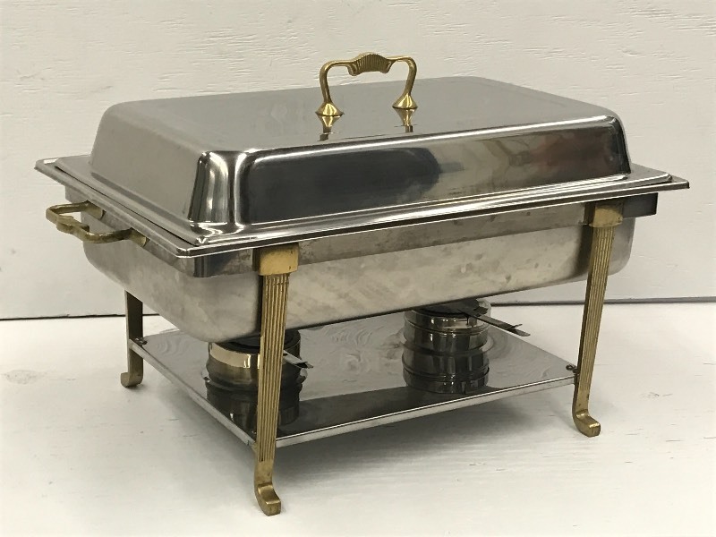 (1) 8-Quart Silver & Gold Commercia...