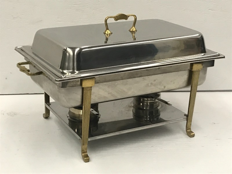 (1) 8-Quart Silver & Gold Commercia...