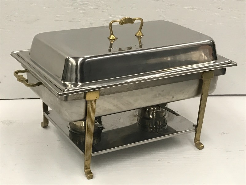 (1) 8-Quart Silver & Gold Commercia...