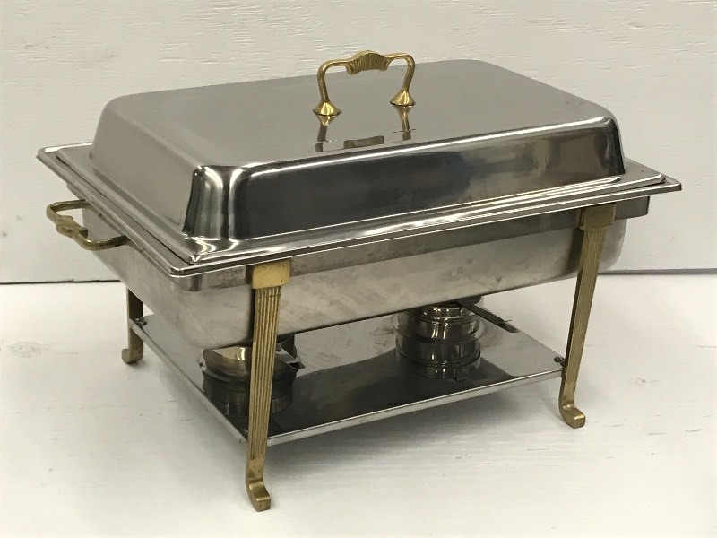 (1) 8-Quart Silver & Gold Commercia...