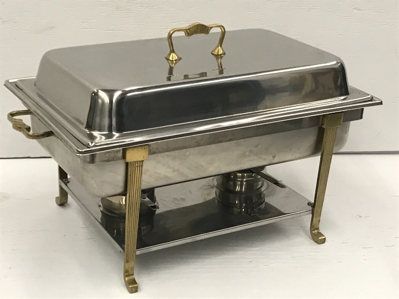 (1) 8-Quart Silver & Gold Commercia...