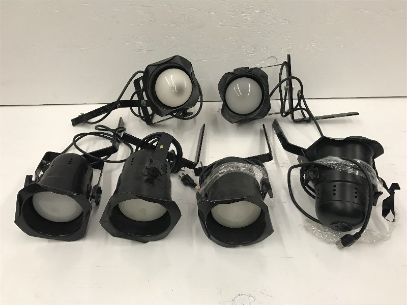 (6) Dance Floor Can Lights With Bul...