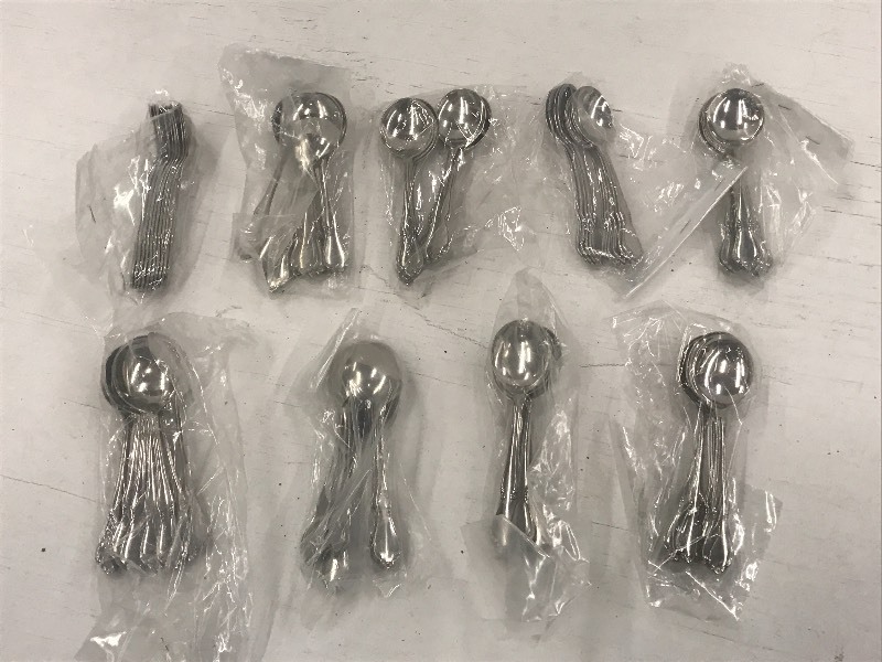 Lot Of (90) Soup Spoons ...