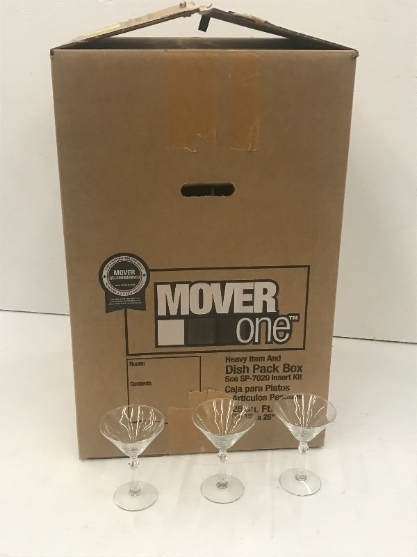 Box Of 6oz Martini Glasses--(36) ...