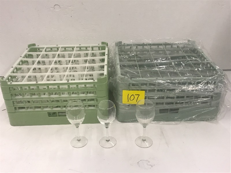(2) Crates Of 12oz Wine Glasses--(5...