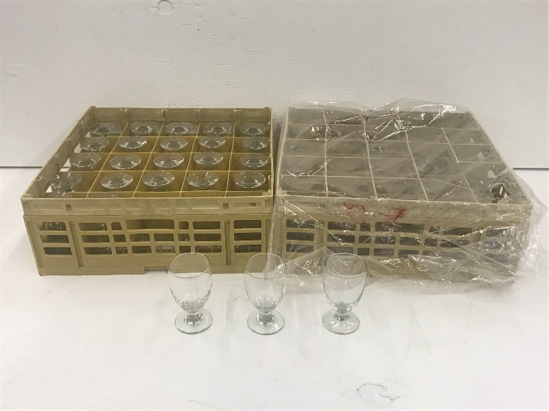 (2) Crates Of 10.5oz Water Glasses-...