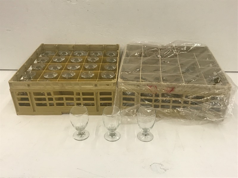 (2) Crates Of 10.5oz Water Glasses-...