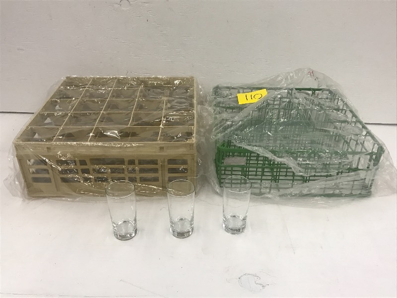 (2) Crates Of 16oz Water Glasses--(...