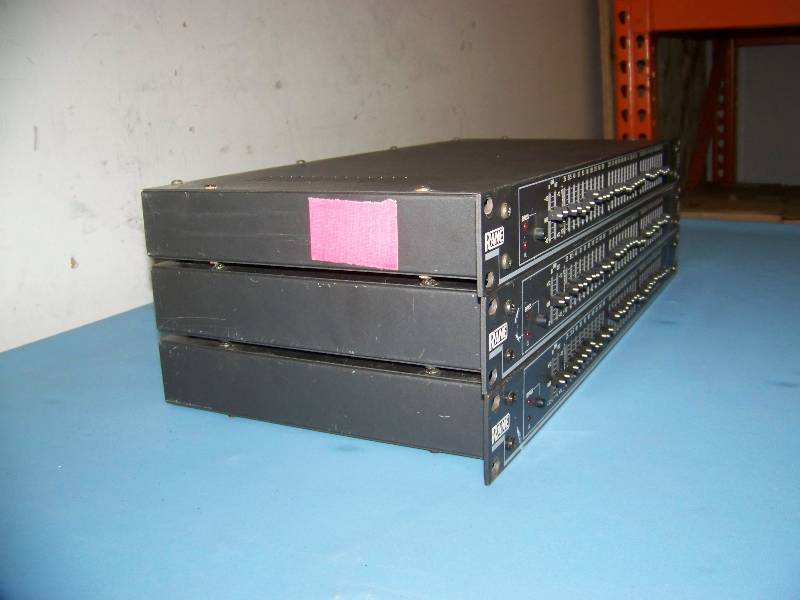 lot 13 image: (3) Rane, Graphic Equalizers  EQs