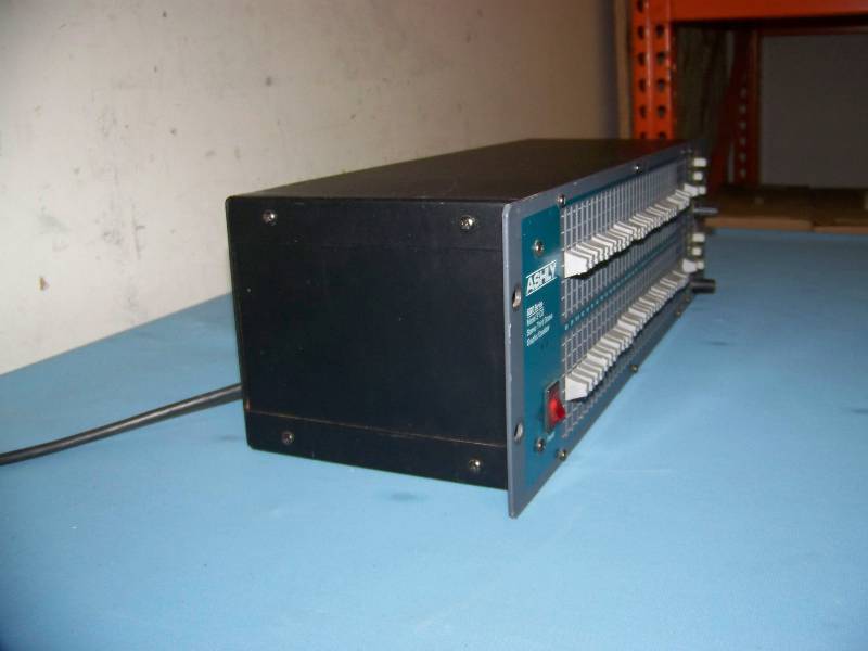 lot 15 image: Ashly, GQX Series, Stereo Third Octave, Dual Channel, 31-Band, Graphic Equalizer  EQ