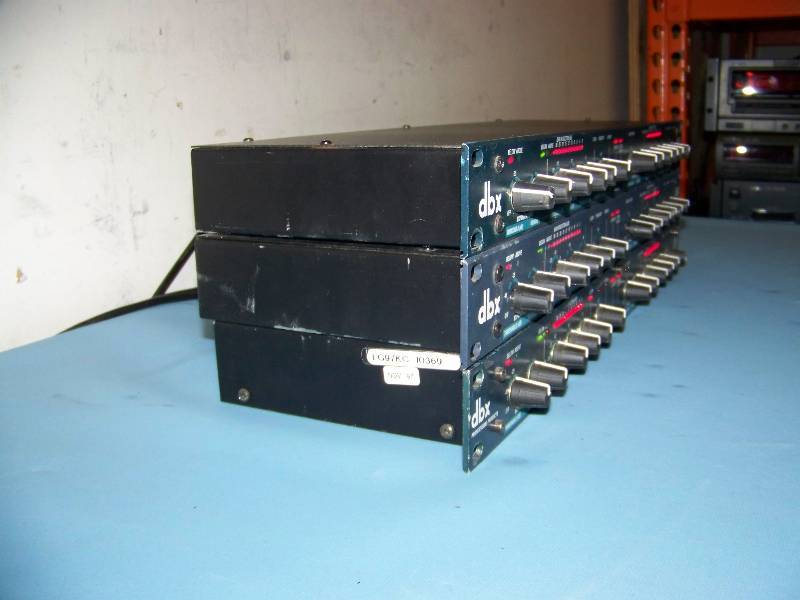 lot 35 image: (3) dbx, Compressor  Limiters