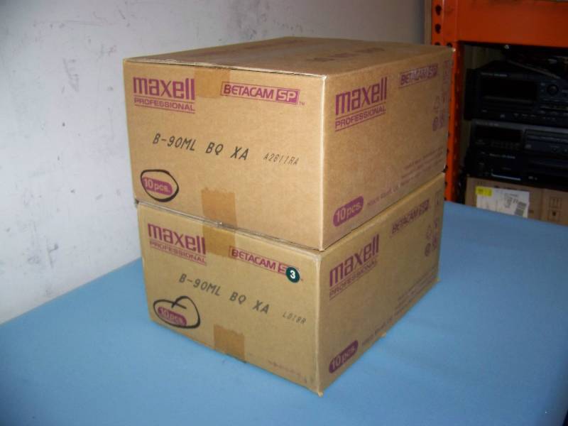 lot 66 image: (20) Maxell, Professional BetaCam SP Tapes - NEW in Original Boxes