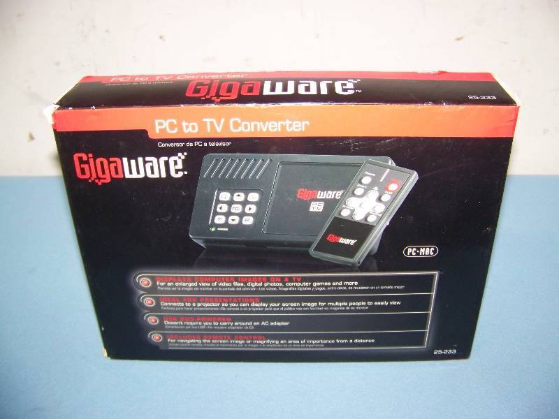 lot 74 image: Gigaware, PC to TV Converter in Original Box