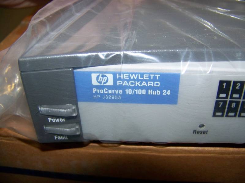 lot 87 image: Hewlett Packard (HP), ProCurve, 10100 Network Hub 24 in Original Box