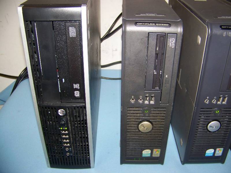 lot 88 image: (5) Desktop PC  Computer Towers