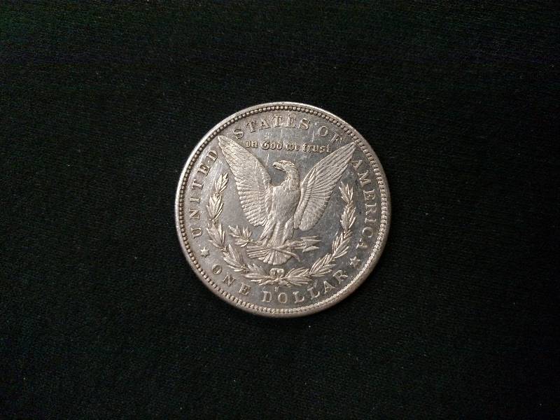 lot 35 image: 1891 S Morgan Silver Dollar...