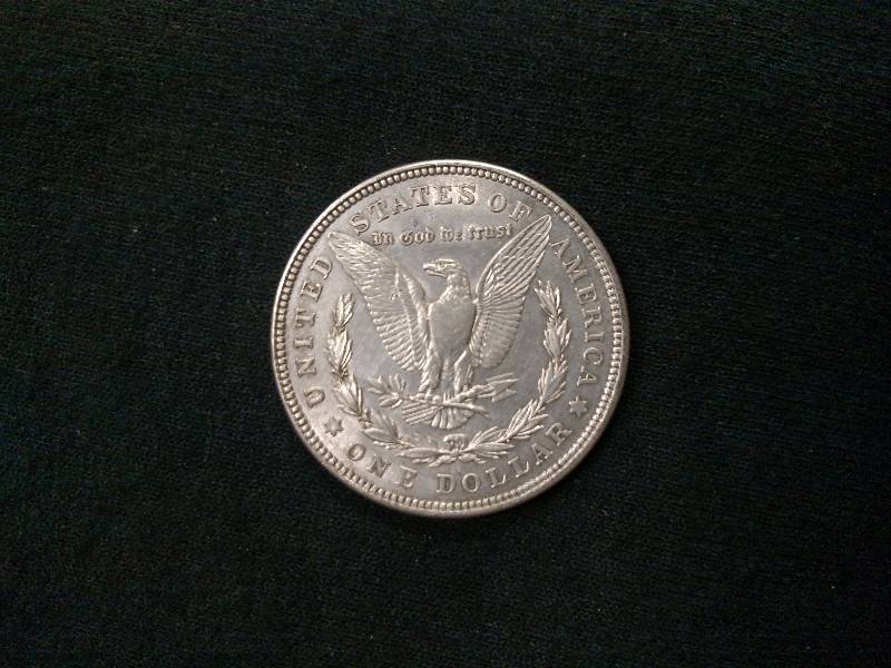 lot 74 image: 1921 D Morgan Silver Dollar...