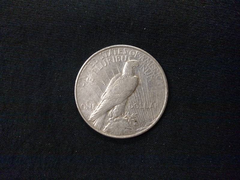 lot 89 image: 1923 D Peace Silver Dollar...