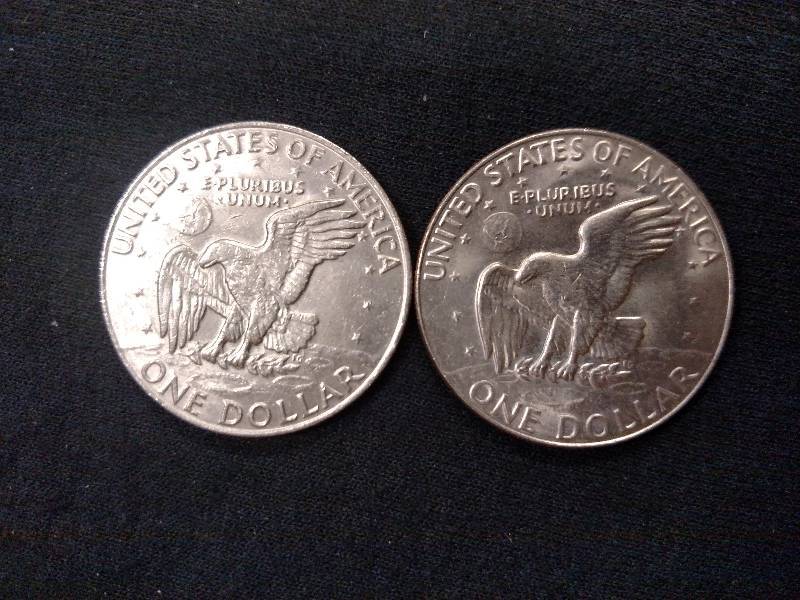 lot 115 image: 1978 & 1978 D Eisenhower Dollars...