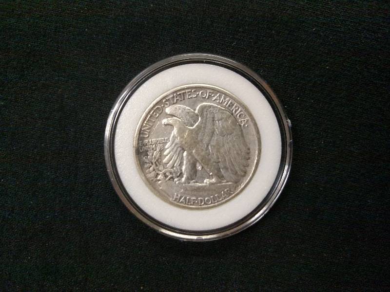 lot 130 image: 1942 Walking Liberty Silver Half Do...