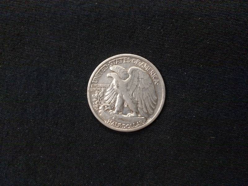 lot 134 image: 1945 D Walking Liberty Silver Half ...