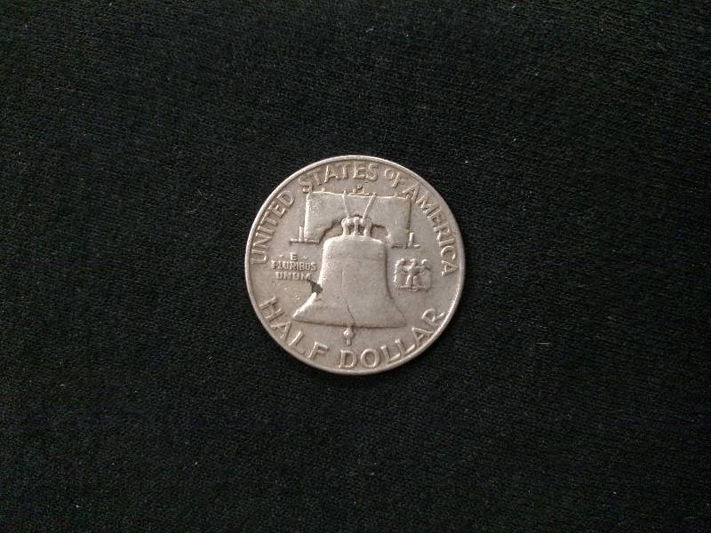 lot 139 image: 1954 D Franklin Silver Half Dollar...