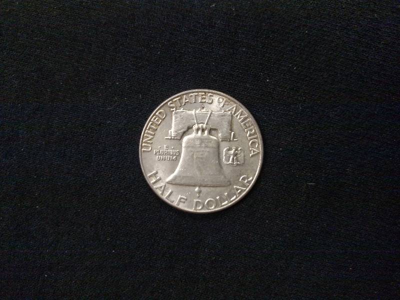lot 140 image: 1960 D Franklin Silver Half Dollar...