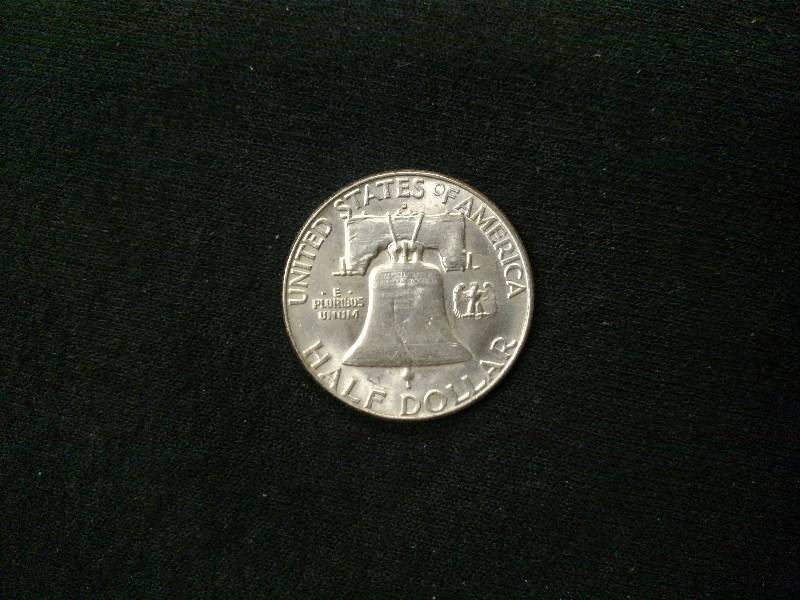 lot 142 image: 1962 D Franklin Silver Half Dollar...