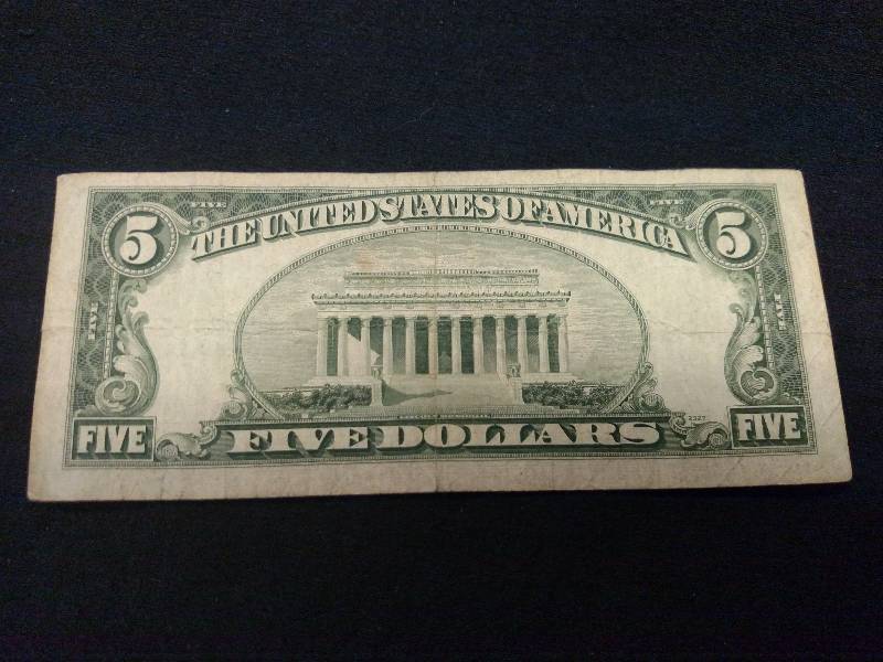 lot 159 image: 1953 A Five Dollar Silver Certifica...