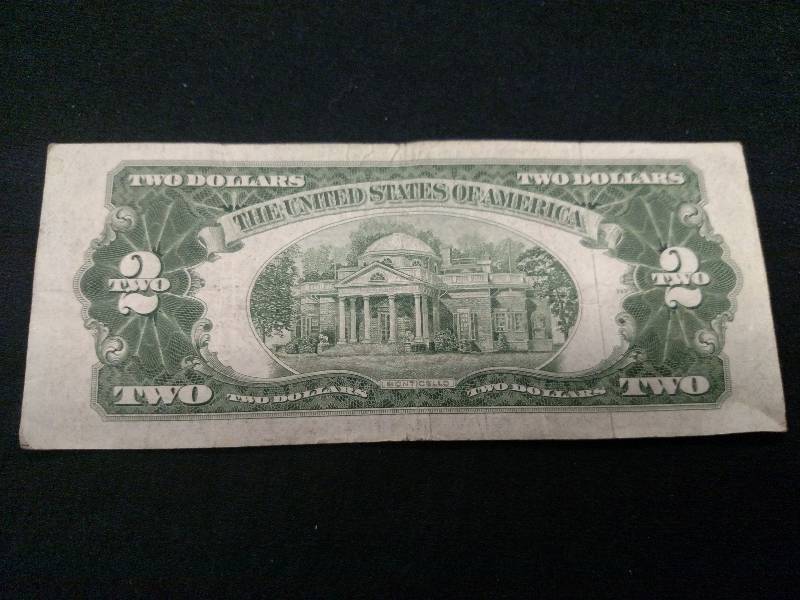 lot 163 image: 1953 Two Dollar Red Seal Note...