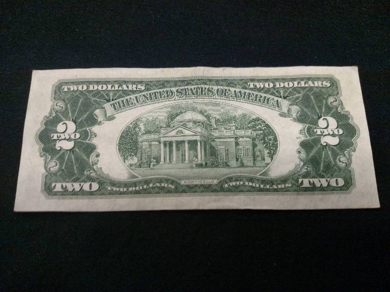 lot 165 image: 1953 B Two Dollar Red Seal Note...