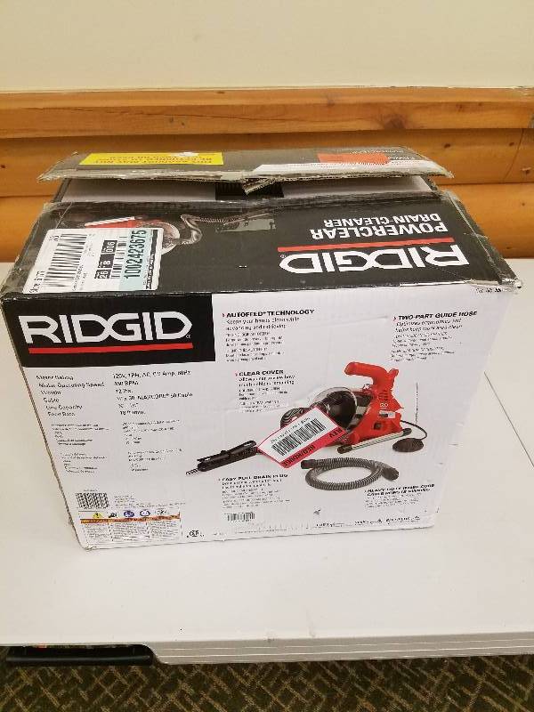 lot 11 image: RIDGID PowerClear Drain Cleaner