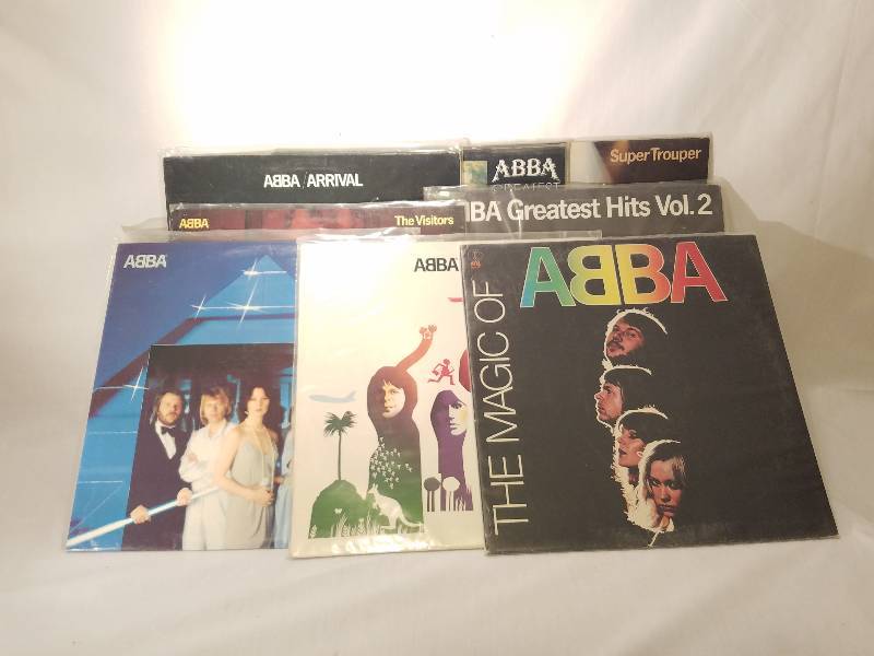 lot 161 image: ABBA VINYL RECORDS