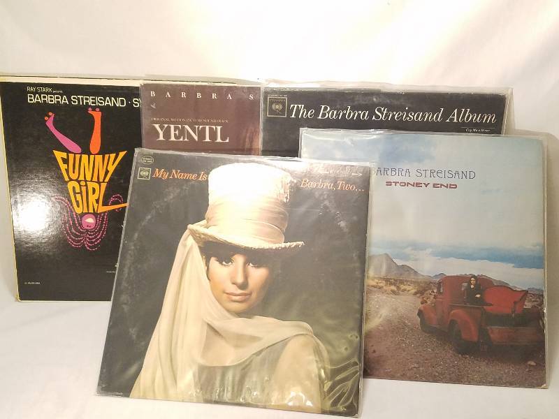 lot 103 image: BARBARA STREISAND VINYL RECORDS
