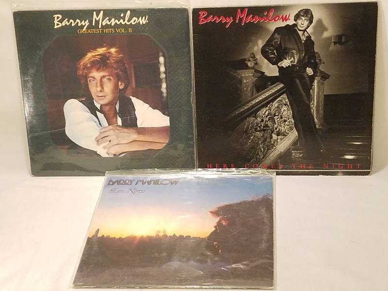 lot 104 image: BARRY MANILOW VINYL RECORDS