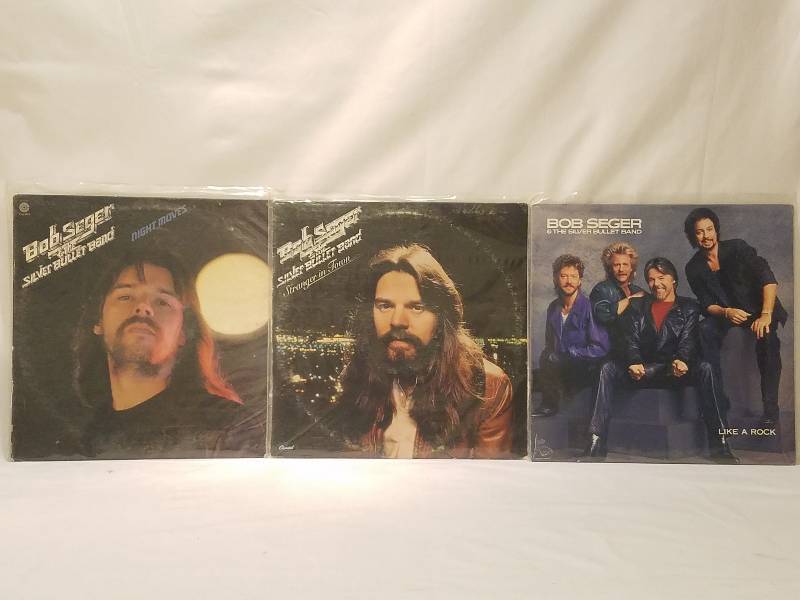 lot 115 image: BOB SEGER AND THE SILVER BULLET BAND VINYL RECORDS
