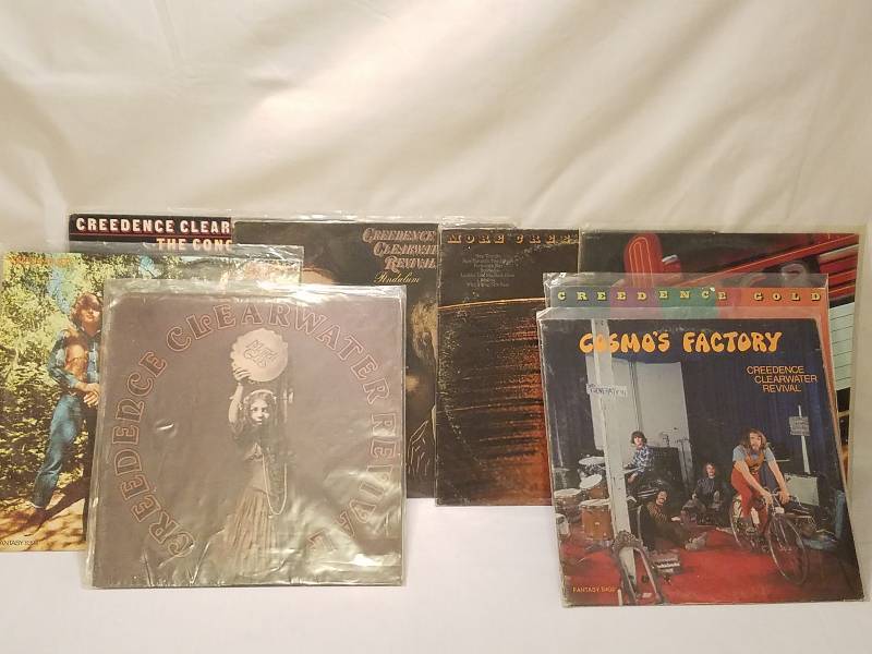 lot 123 image: CREEDENCE CLEARWATER REVIVAL VINYL RECORDS