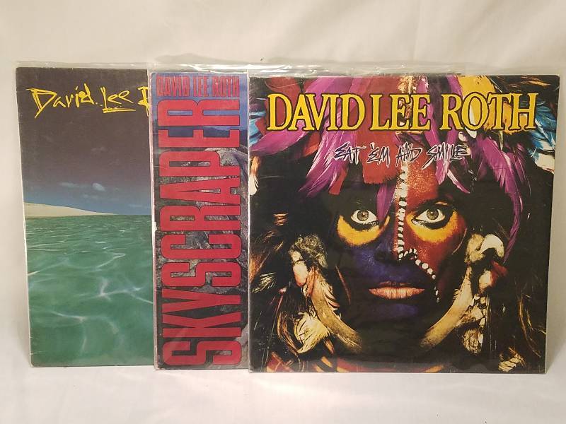 lot 127 image: DAVID LEE ROTH VINYL RECORDS
