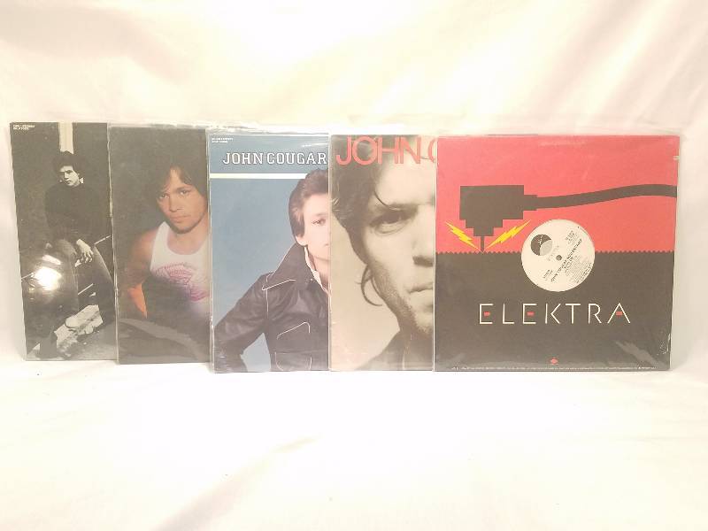 lot 143 image: JOHN COUGAR MELLANCAMP VINYL RECORDS