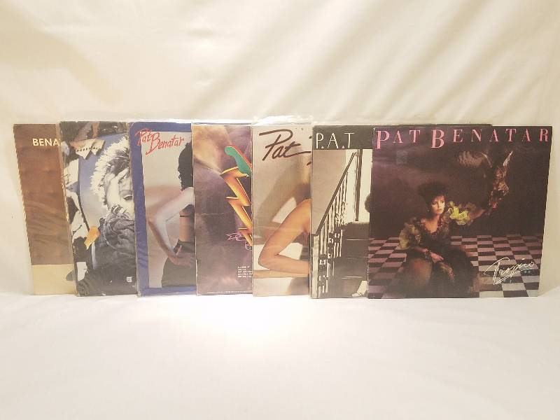 lot 163 image: PAT BENATAR VINYL RECORDS