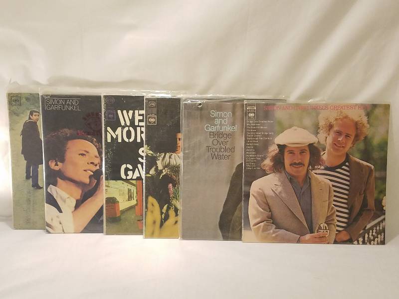 lot 164 image: SIMON AND GARFUNKEL VINYL RECORDS