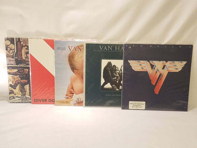 lot 169 image: VAN HALEN VINYL RECORDS