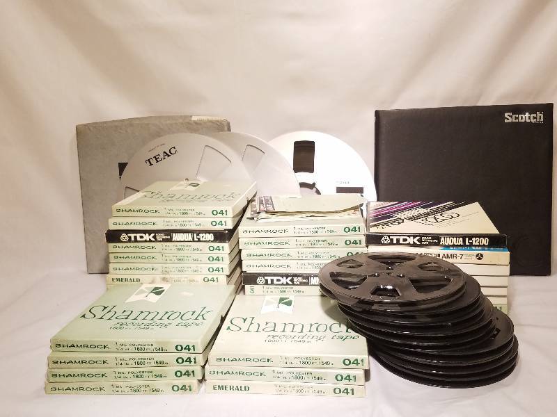 lot 180 image: VINTAGE REEL-TO-REEL TAPES