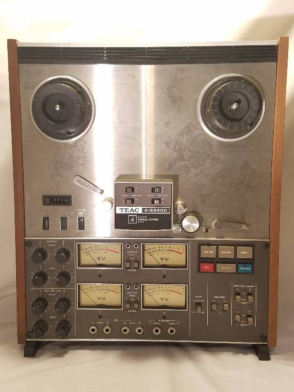 lot 182 image: TEAC REEL-TO-REEL TAPE RECORDER