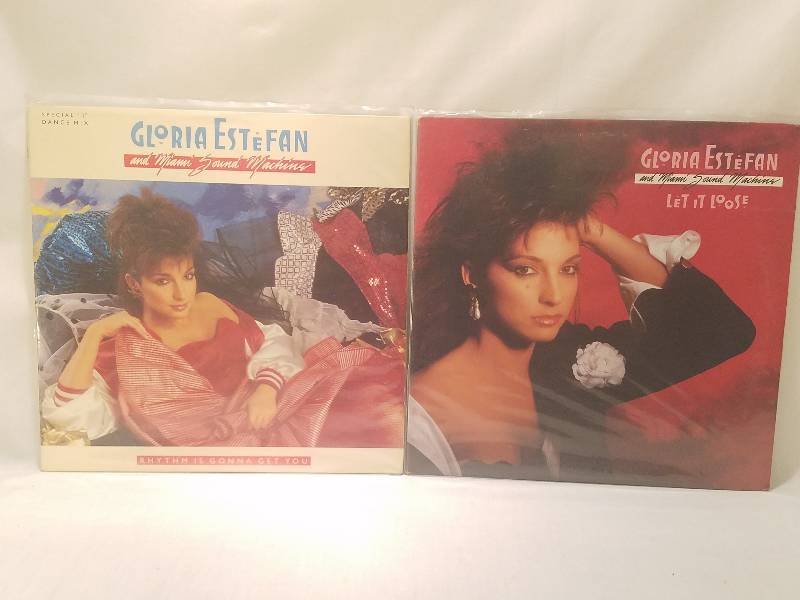 lot 107 image: GLORIA ESTEFAN VINYL RECORDS