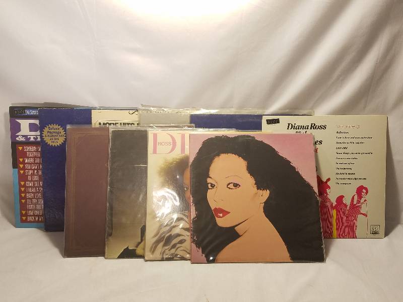 lot 129 image: DIANA ROSS AND THE SUPREMES  DIANA ROSS VINYL RECORDS