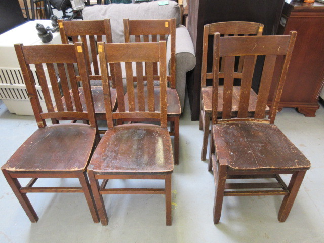 SOLID OAK CHAIRS