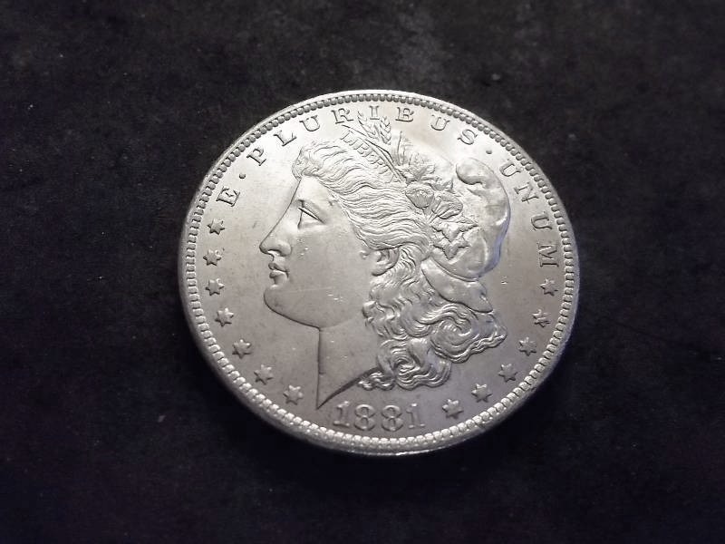 1881 O Morgan Silver Dollar