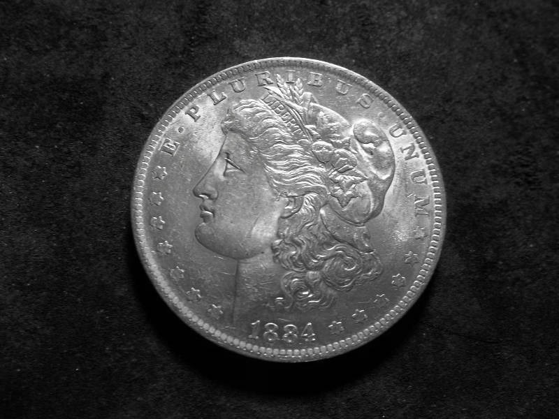1884 O Morgan Silver Dollar